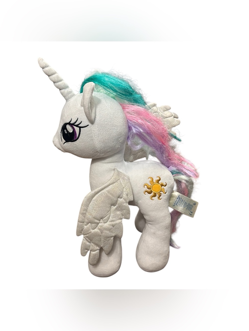 Build A Bear My Little Pony Princess Celestia Plush 2014 Hasbro BAB 16”